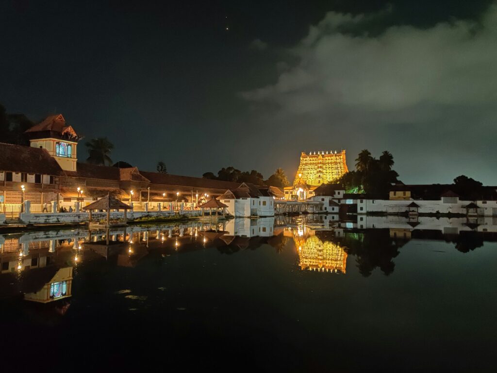 Historic Padmanabhaswamy Temple in Thiruvananthapuram Kerala